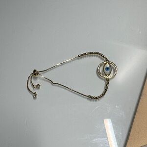 Gold Evil Eye Bracelet